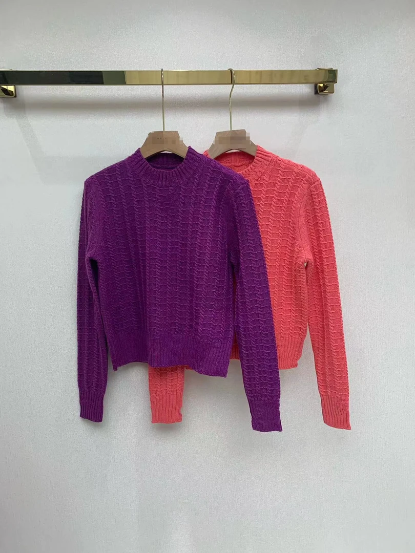 慕溢-605两色辩条毛衫