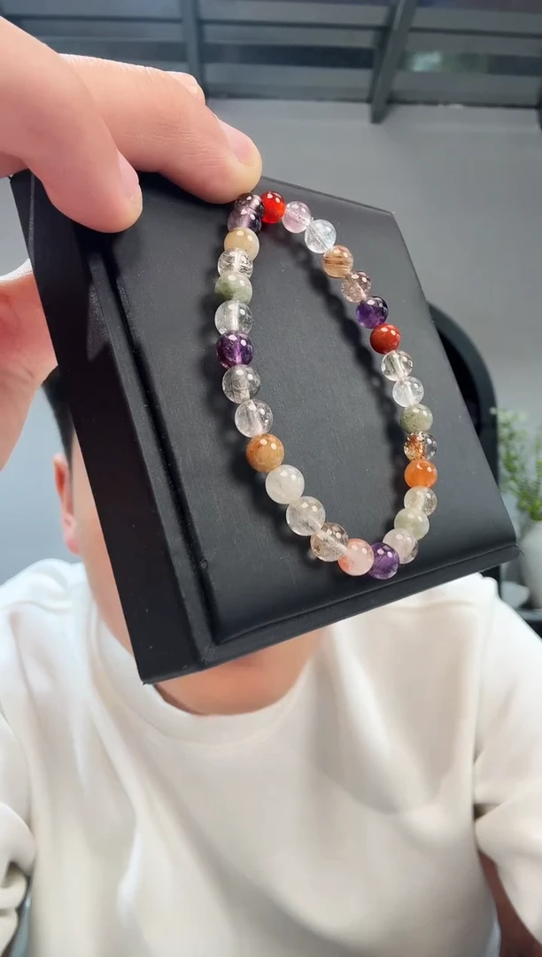 未镶嵌手链水晶晶1554 约6mm+