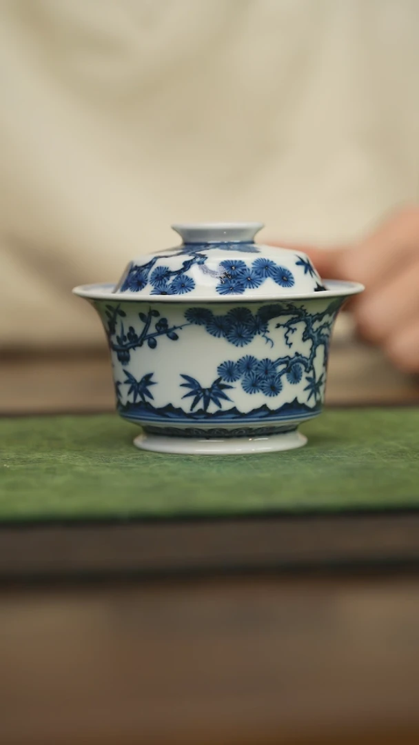 【闪购商品】杯柴窑青花破价福利