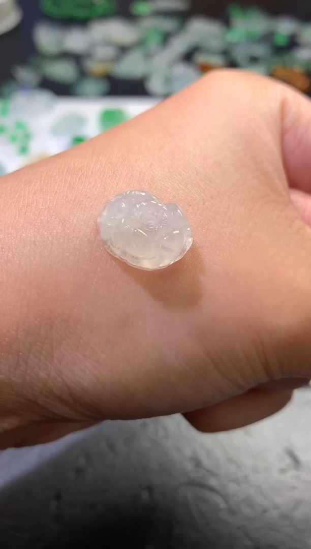 未镶嵌定制翡翠毛货 14.4-11-6.5