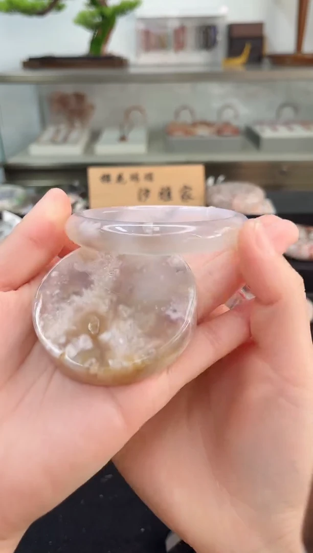未镶嵌手镯石英质玉61圈口（赠品镯心）13985268