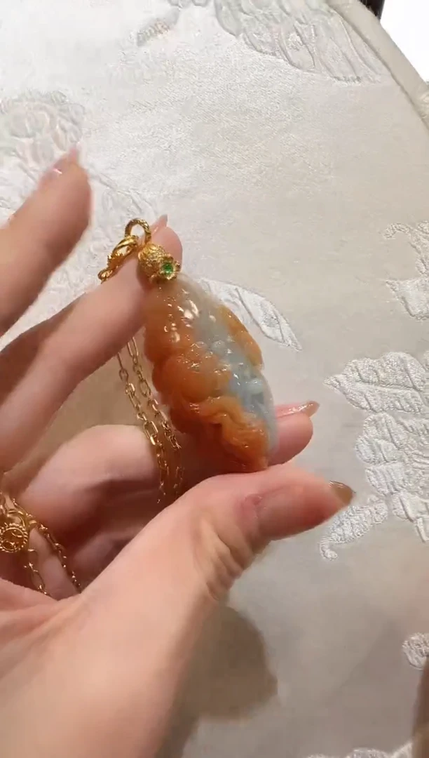 颈饰未镶嵌翡翠国风