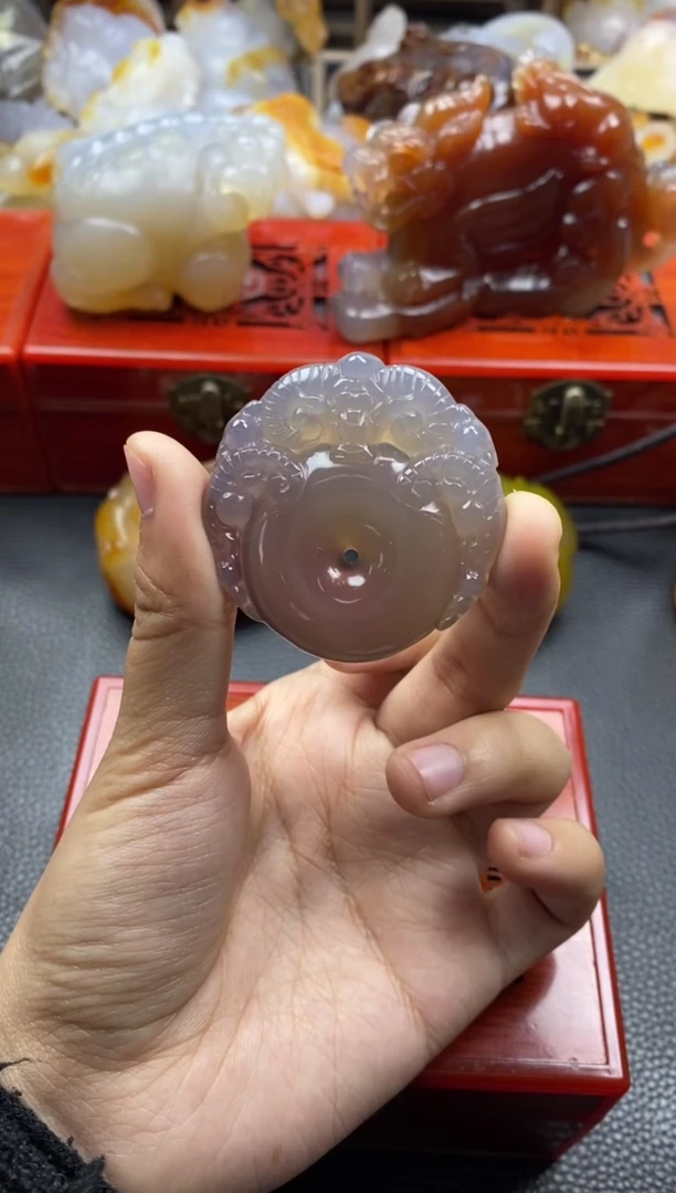 未镶嵌手把玛瑙/玉髓点*音00