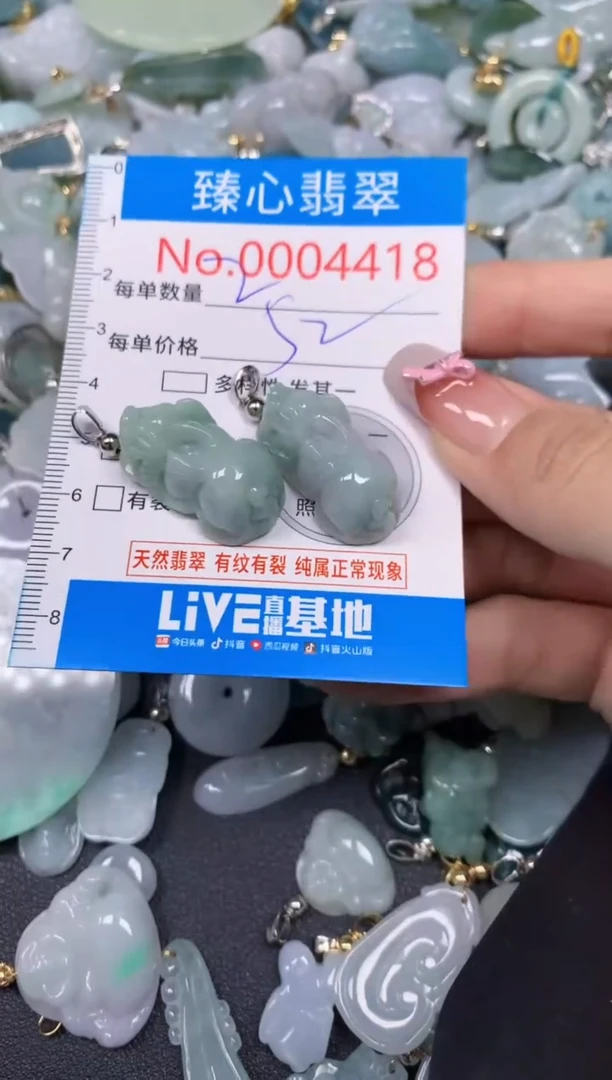 【闪购商品】翡翠颈饰未镶嵌含绳0004418