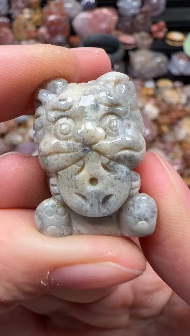 颈饰未镶嵌硅化珊瑚（珊瑚玉）308