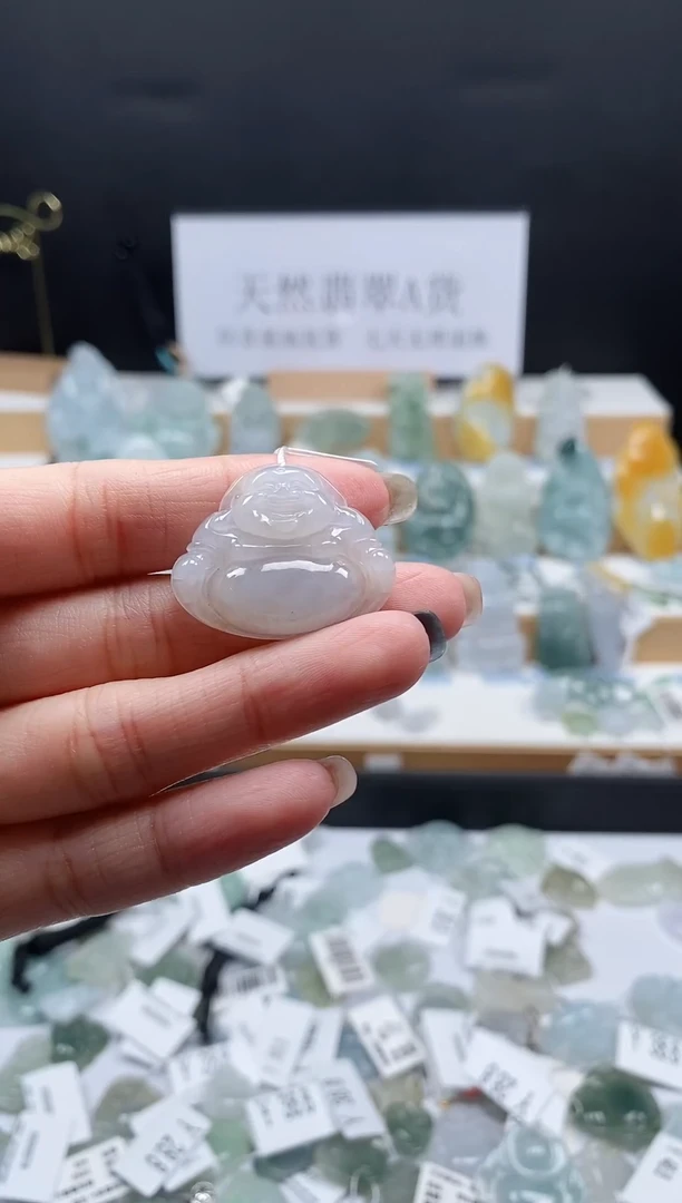 翡翠未镶嵌吊坠(不含链)9佛公