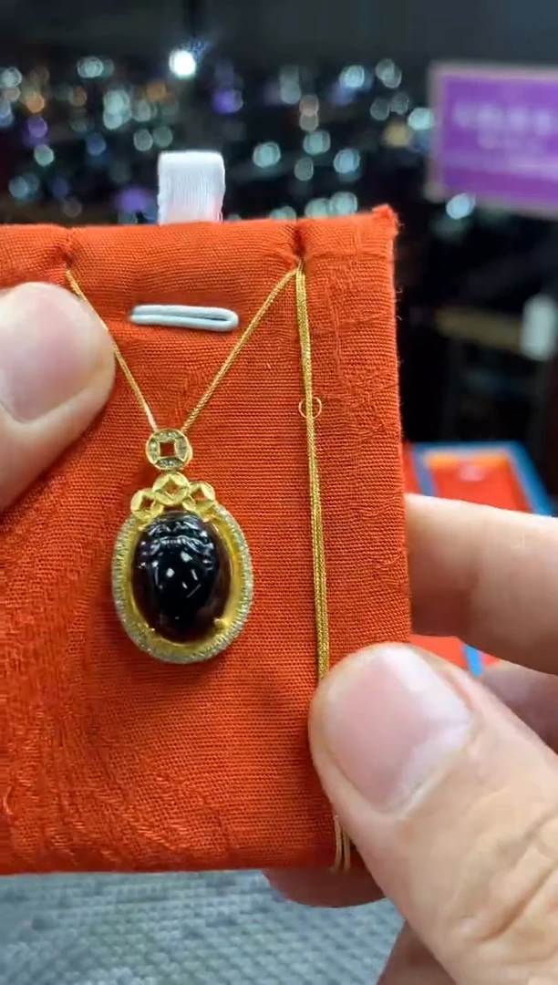 定制翡翠18K金镶嵌--30240