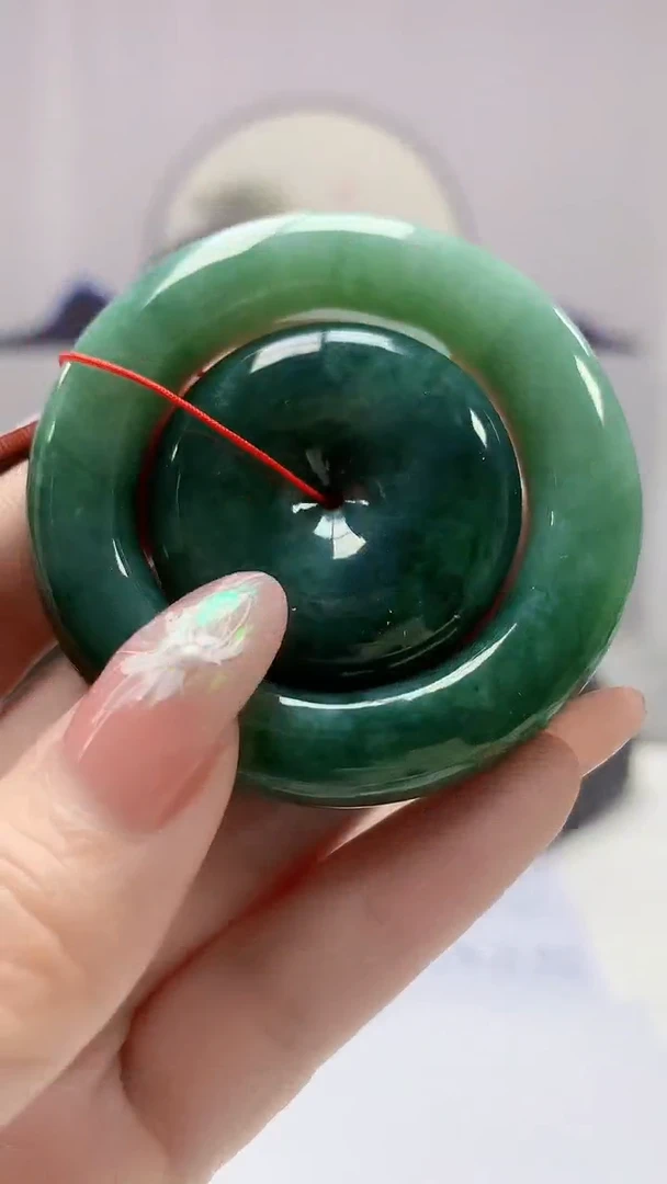 【闪购商品】定制翡翠未镶嵌4852DD-毛货挂件147