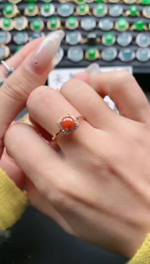 【闪购商品】翡翠戒指银S925镶嵌11111111111