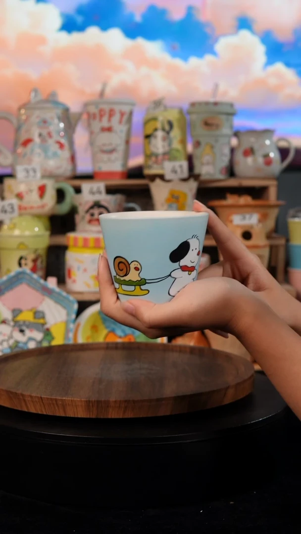 陶瓷双饮款景德镇手工陶瓷