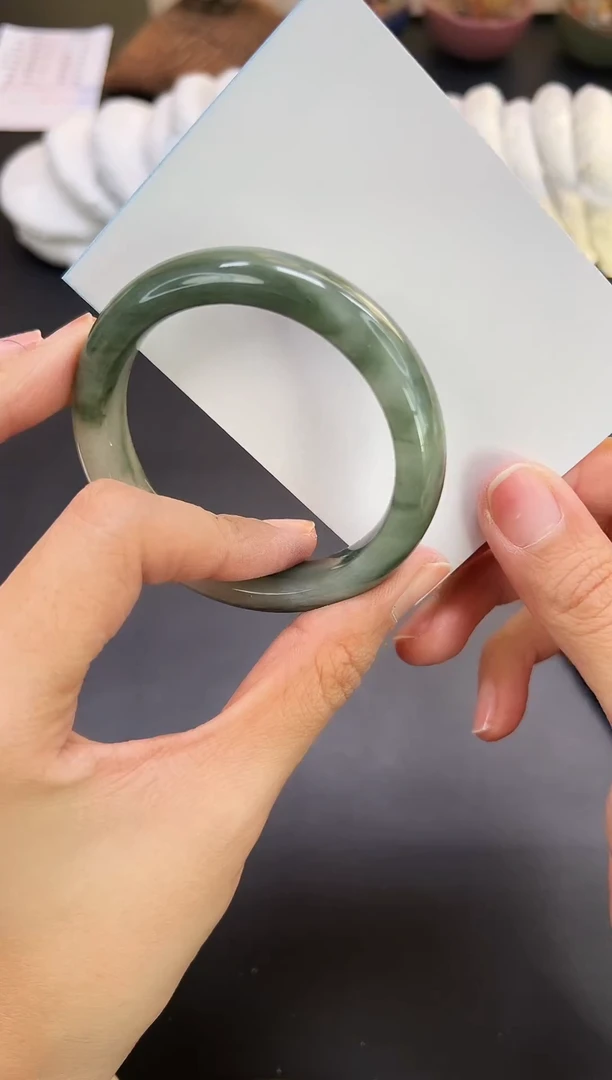 未镶嵌手镯石英质玉A176-53`54