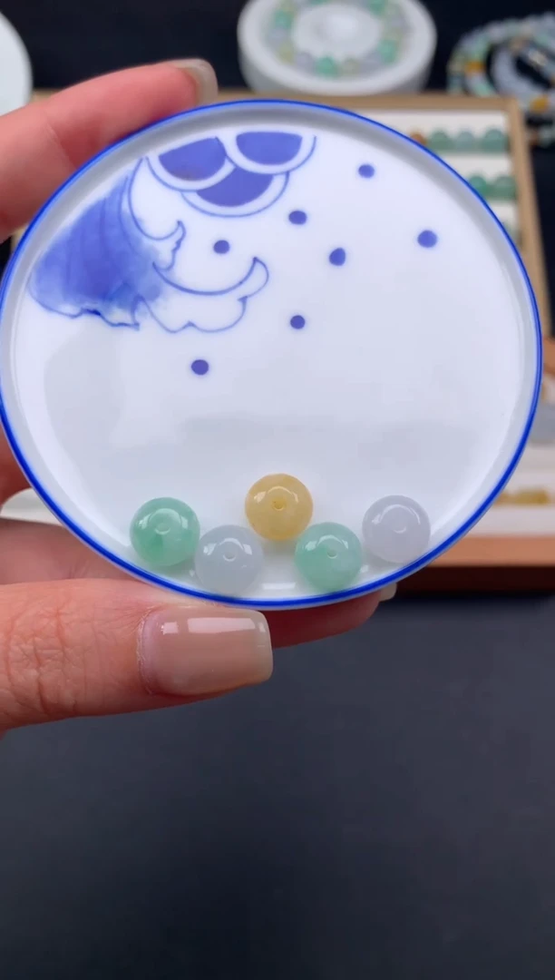 翡翠散珠天然翡翠A0049