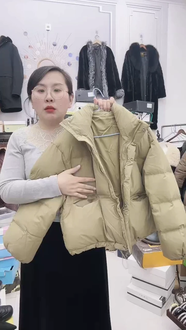 90-130斤女装加厚短外套