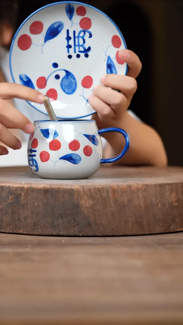 瓷片景德镇高温釉下彩（食品级）