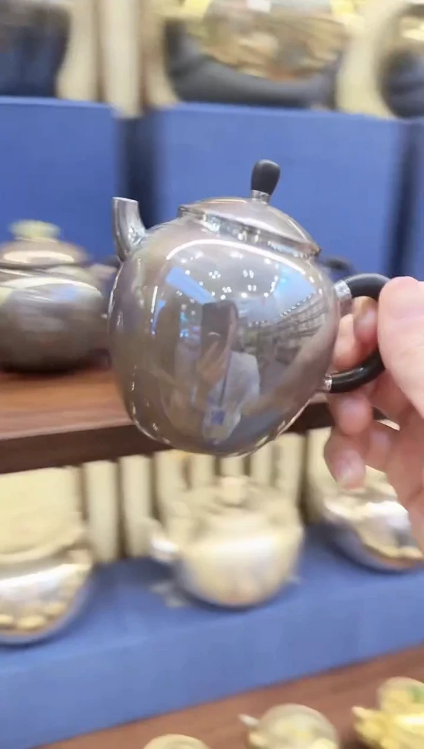 足银999 纯银银壶一个