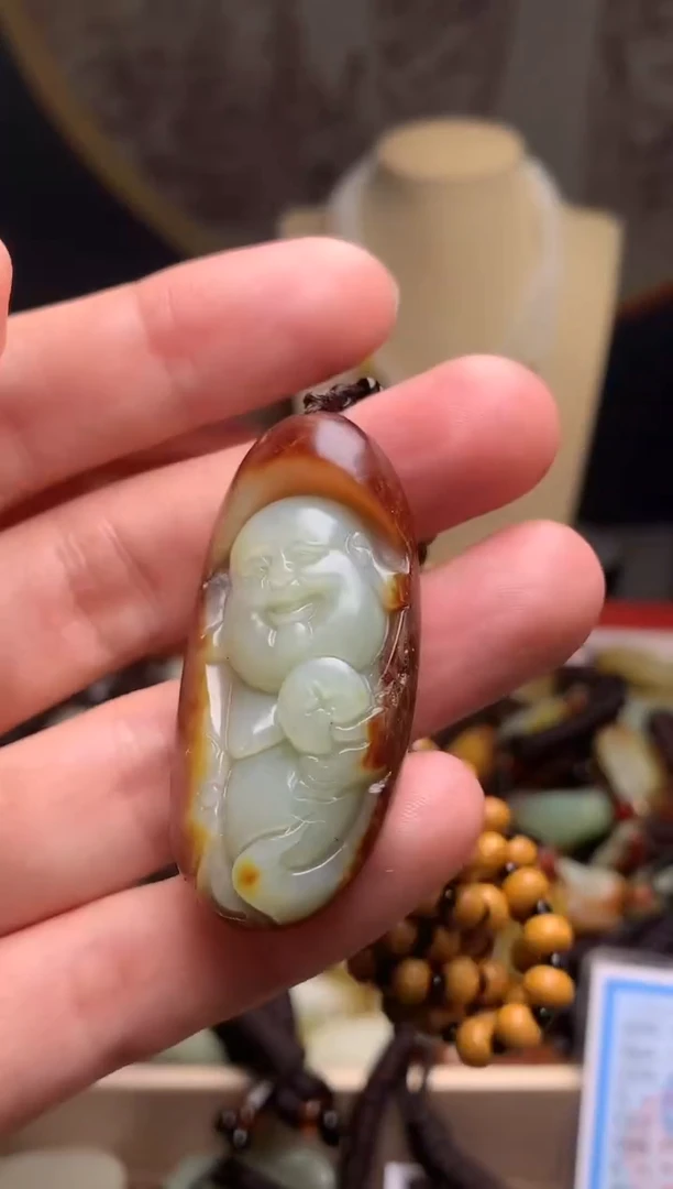 颈饰未镶嵌和田玉新疆料青海料清水和田玉吊坠