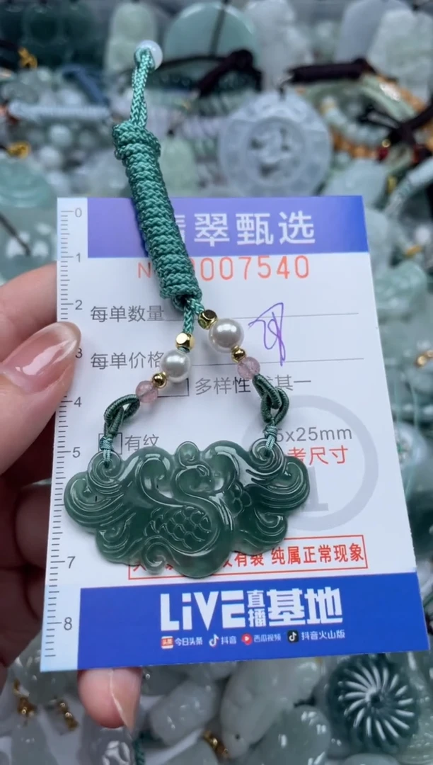 翡翠未镶嵌颈饰00..7540