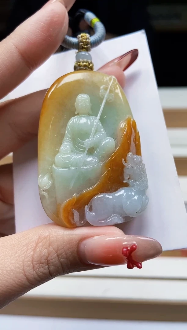 颈饰未镶嵌翡翠翡翠A货