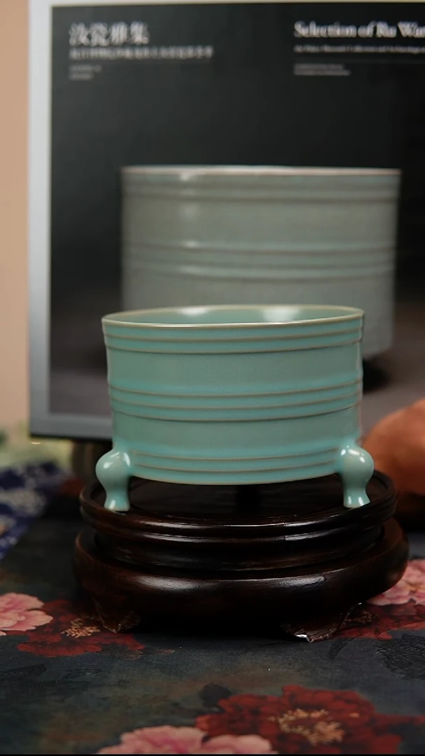 瓷片中**典原产地原矿釉汝瓷