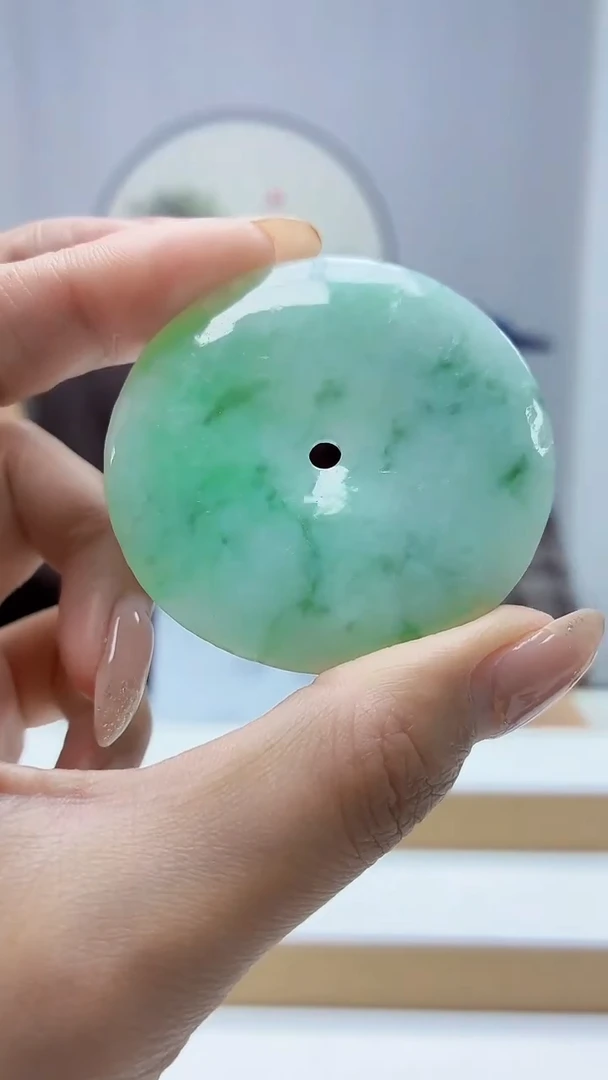 颈饰未镶嵌翡翠5145MM-jj挂件1