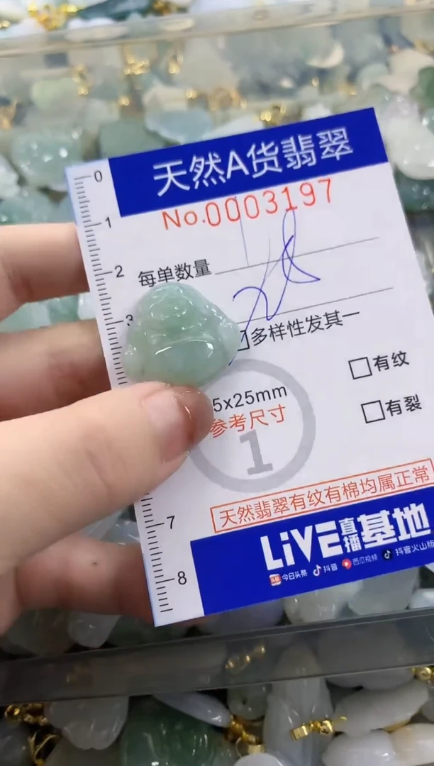 颈饰未镶嵌翡翠天然A货翡翠