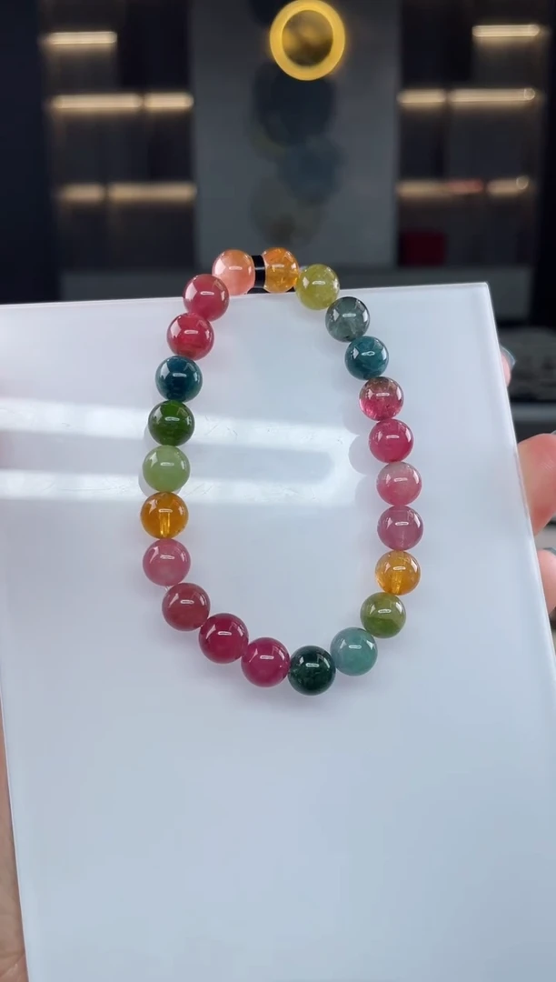 单圈手串未镶嵌碧玺（多样性发一条）T