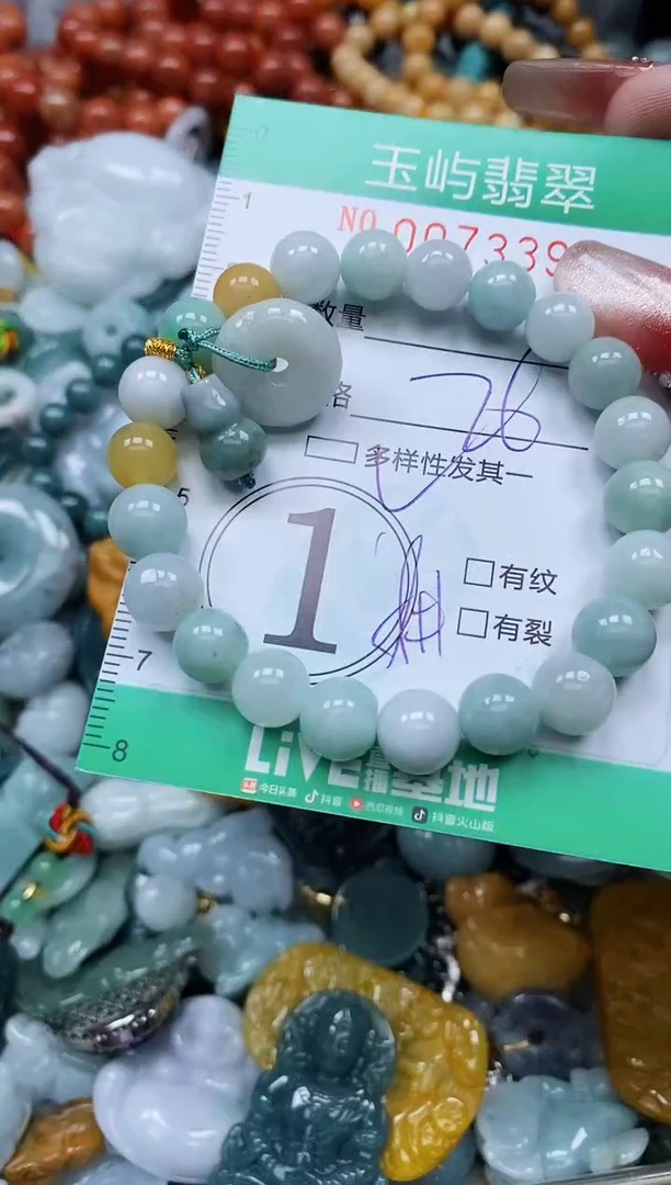 【闪购商品】翡翠颈饰未镶嵌闪购0073398多样性发其一