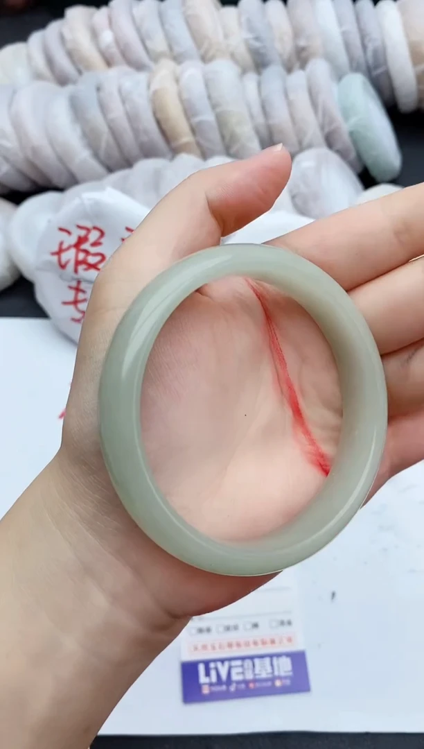 石英质玉手镯未镶嵌瑕疵342+62/63