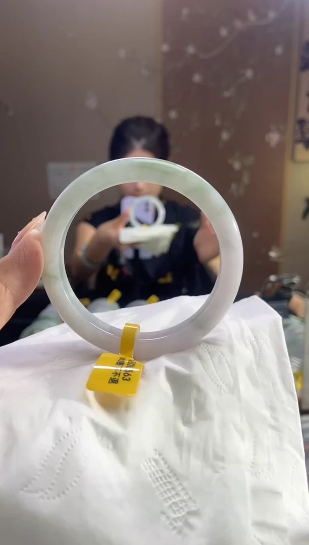 未镶嵌手镯翡翠圈口x55-56