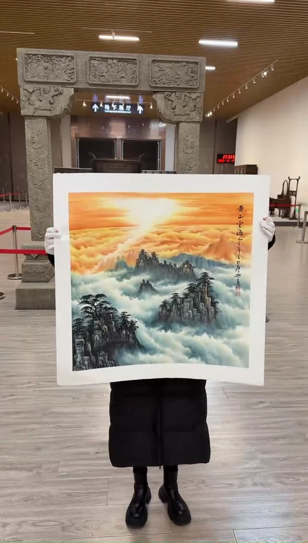 国画36赵隆轩美术馆李庆兴老师作品