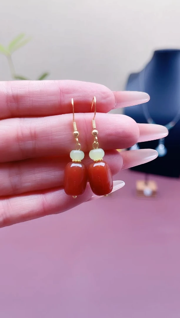 未镶嵌耳饰玛瑙/玉髓00老型