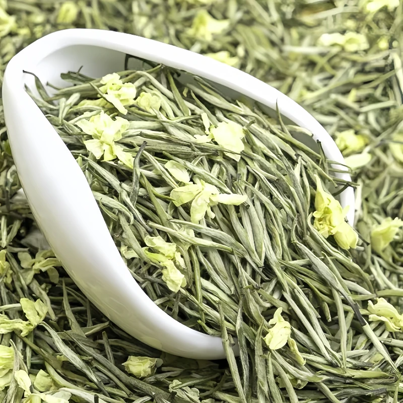 茉莉花茶2025新茶茉莉针王绿茶新茶嫩芽尖浓香鲜爽回甘茉莉花茶