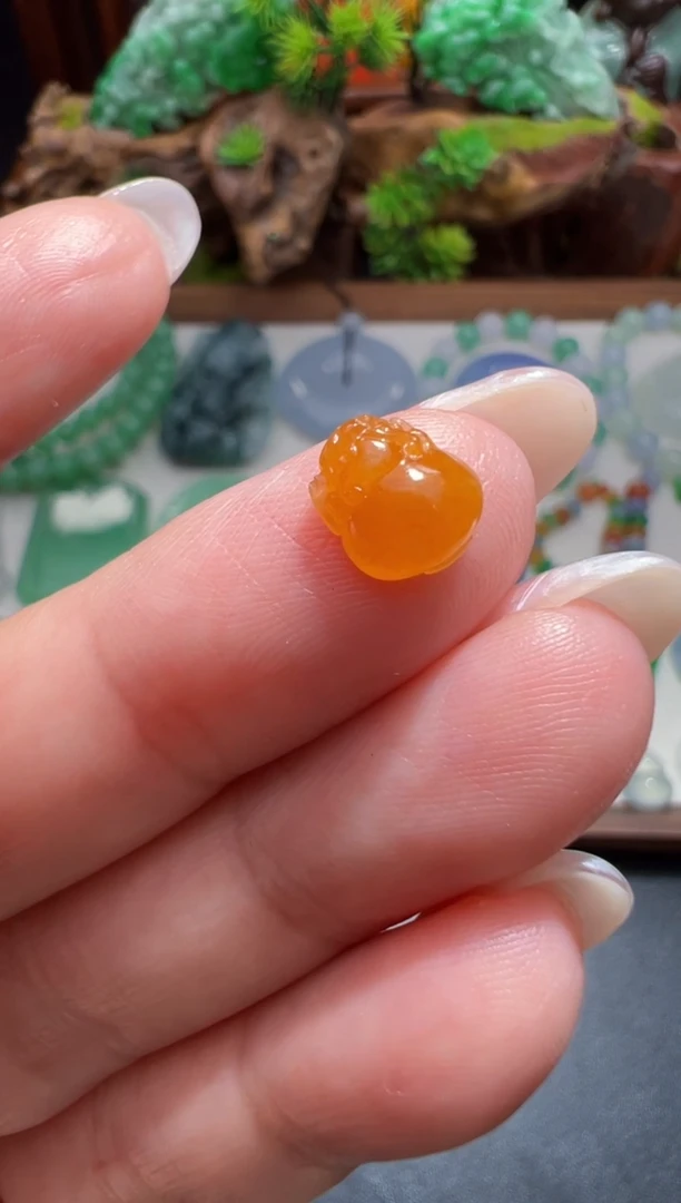 未镶嵌定制翡翠8.2*7.1*3.4