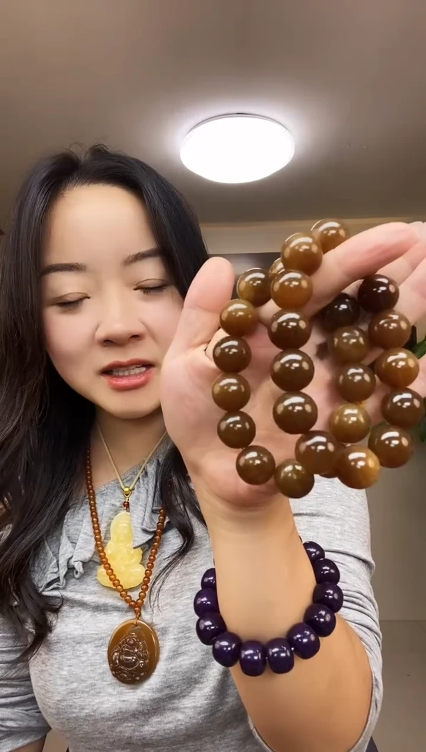 老蜜糖卡16圆珠手串多样性随机发一