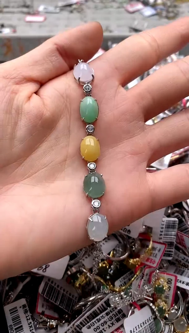 【闪购商品】翡翠戒指银S925镶嵌555555-10