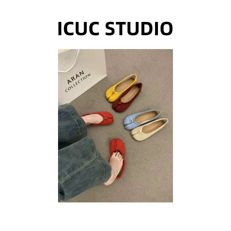 ICUC定制-【法式小众设计感平底鞋】夏季新款一脚蹬单鞋330