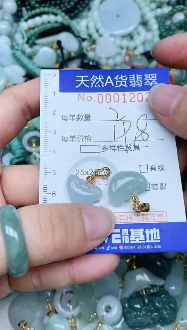 【闪购商品】翡翠吊坠(赠链)未镶嵌翡翠