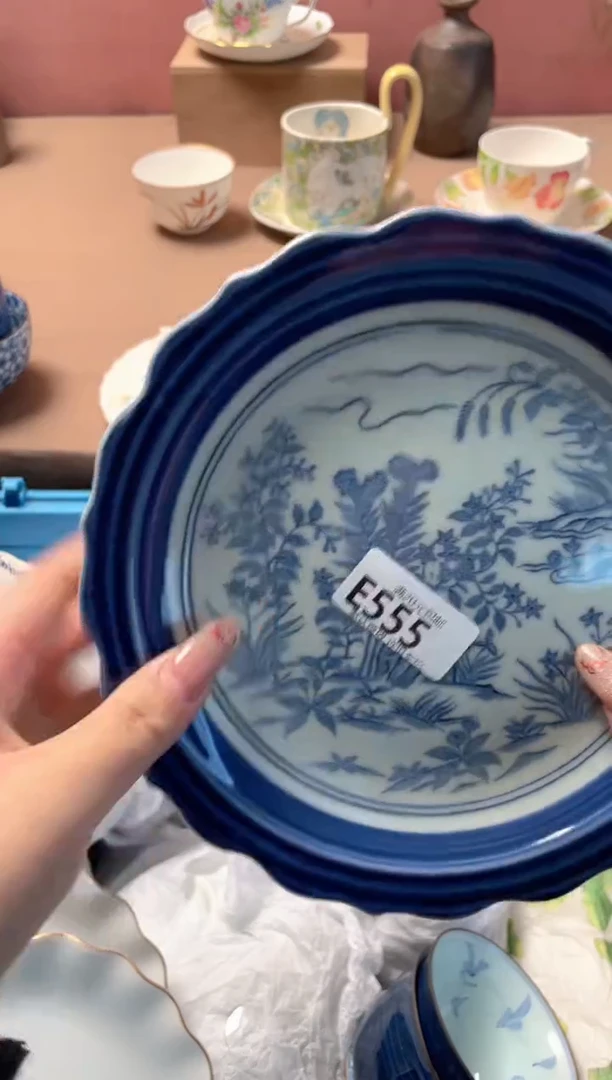 瓷片❤**贝瓷器瓷器E555