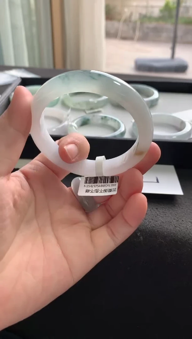 未镶嵌手镯翡翠57.7正圈Y4788买断