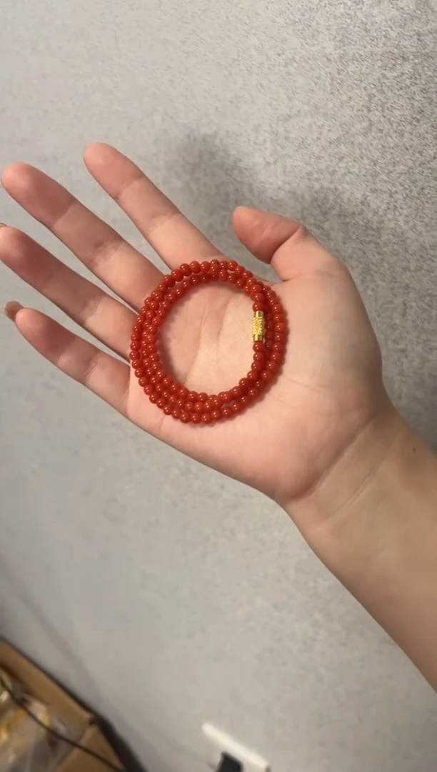 【闪购商品】南红玛瑙手串未镶嵌多圈