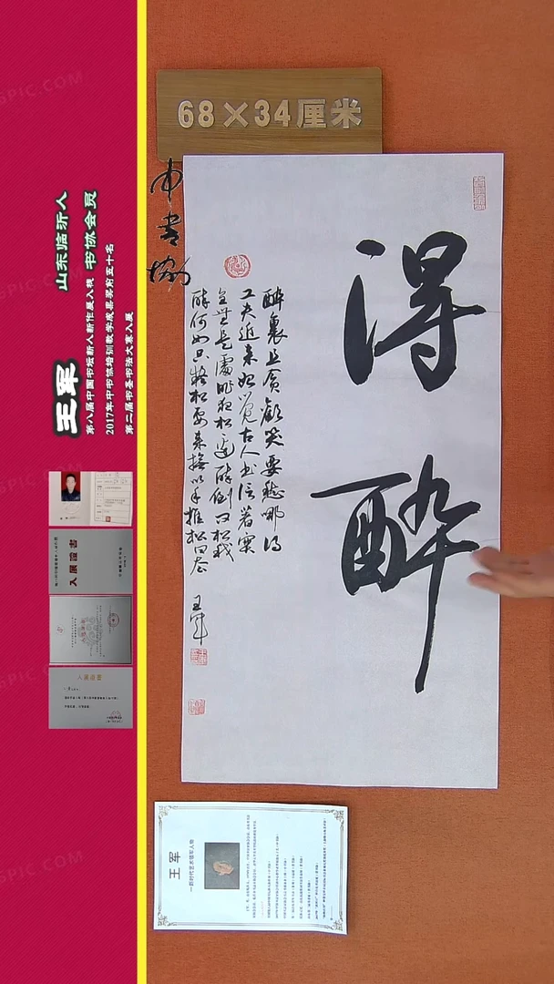 【闪购商品】书法236王军书法作品