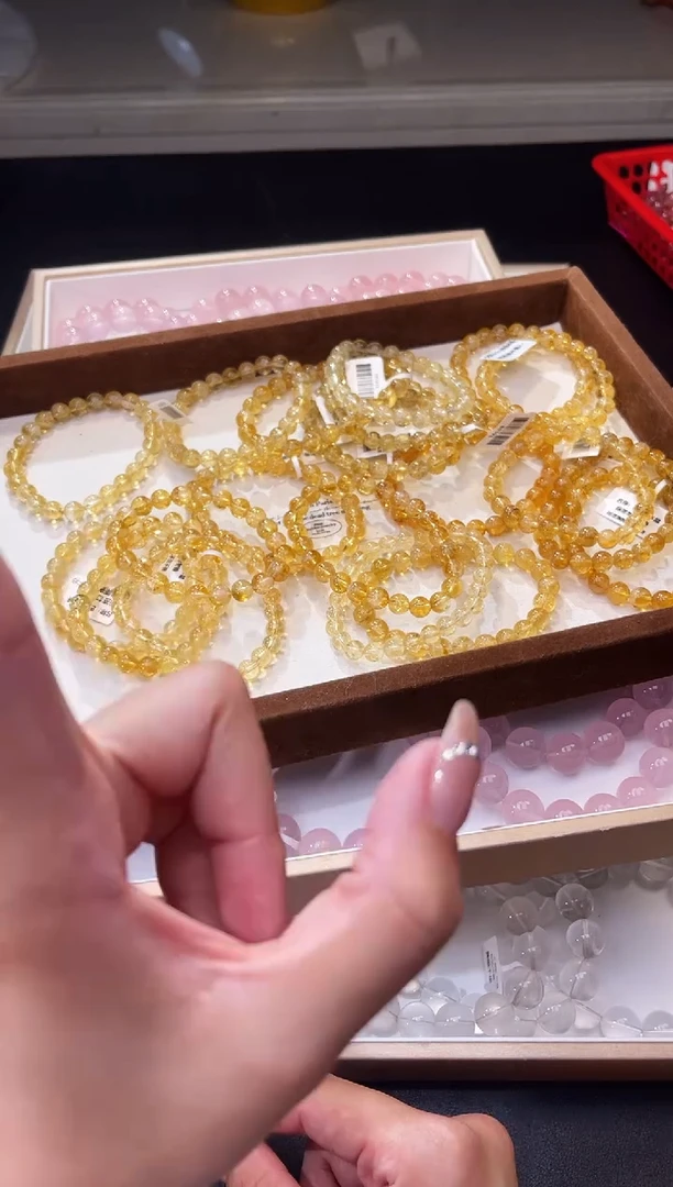 【闪购商品】水晶/未镶嵌巴西黄水晶7-8mm