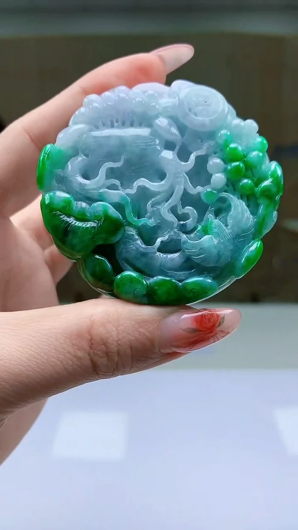 【闪购商品】定制翡翠未镶嵌4902ty-毛货挂件101