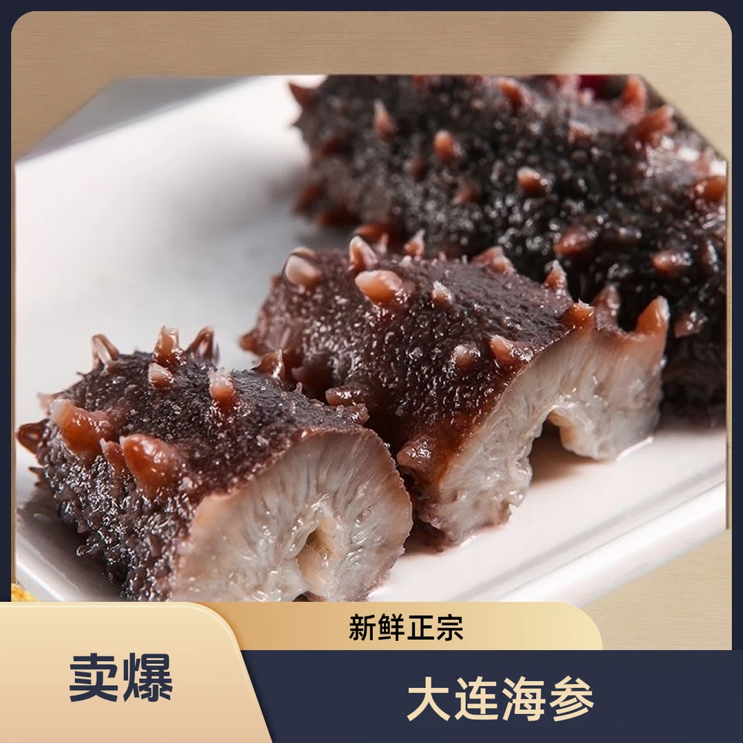 大连鲜食海参源头工厂发货品质保证帝王参