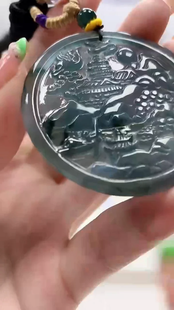 未镶嵌定制翡翠5145ry-毛货挂件51