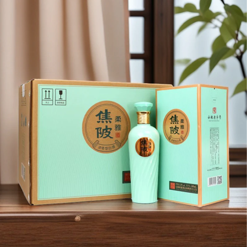 JIAO PO/焦陂柔雅浓香型白酒【专属】50度500ml*6瓶