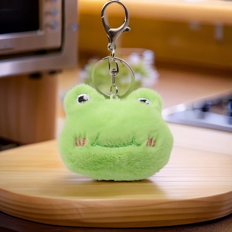 动物头捏捏叫公仔汽车钥匙扣女生包包挂饰男生生日礼品