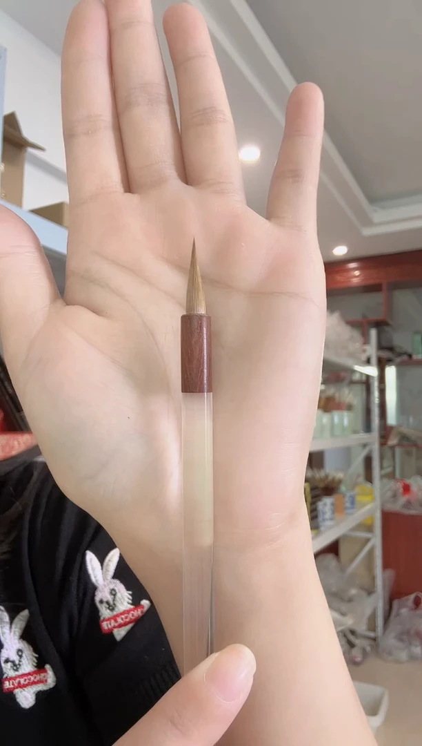 亚克力透明红木斗狼毫小楷2.0