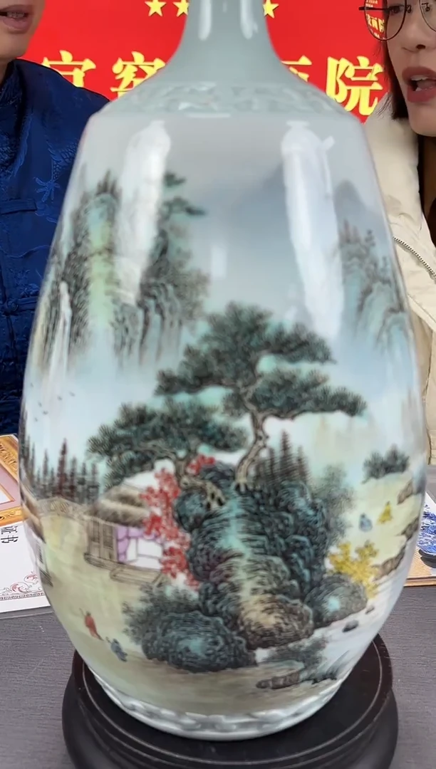 摆件陶瓷瓷立方-12.25官窑瓷画院-42