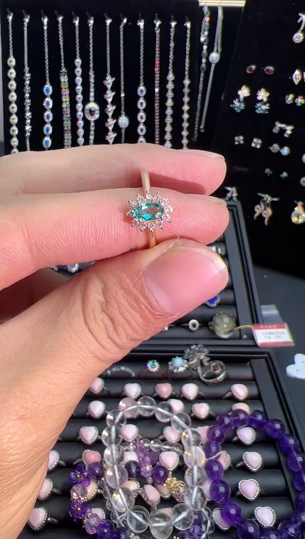 【闪购商品】托帕石戒指银S925镶嵌0000